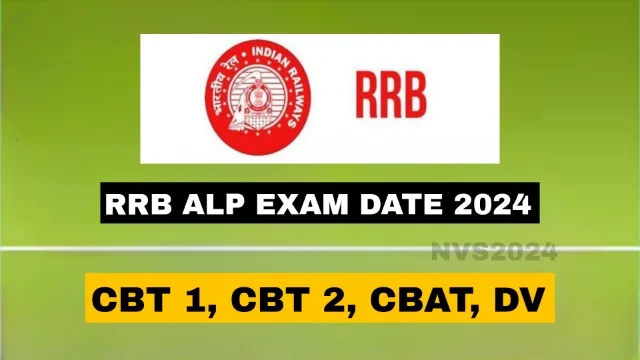 RRB ALP Exam Date 2024